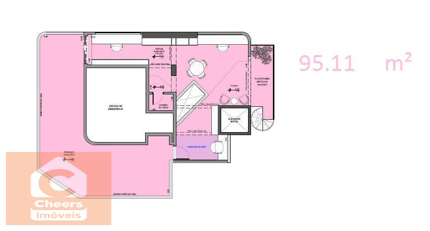 Cobertura à venda com 4 quartos, 642m² - Foto 58