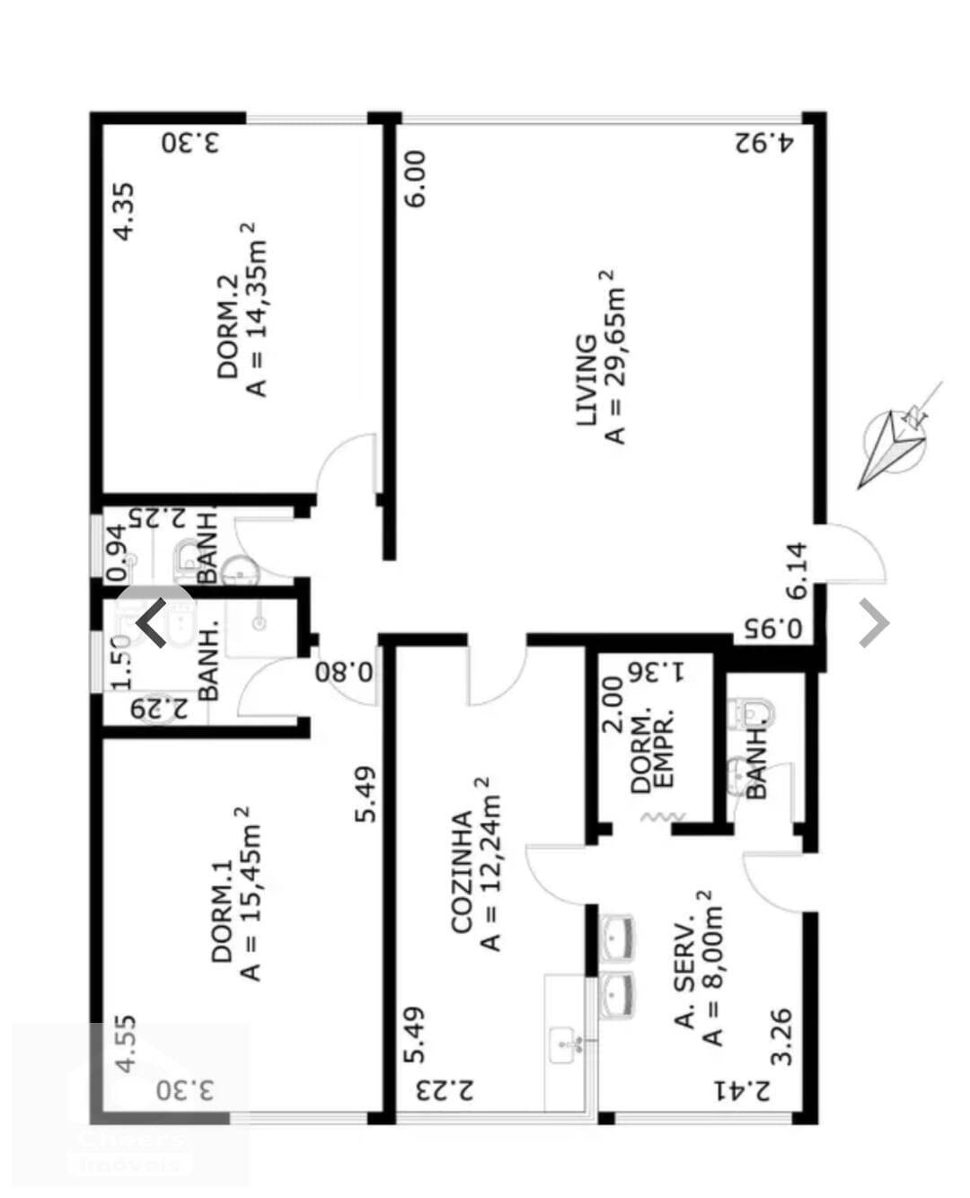 Apartamento à venda com 2 quartos, 105m² - Foto 23